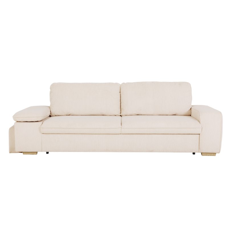 ALYA.S Lincoln Canapé droit convertible 3 places