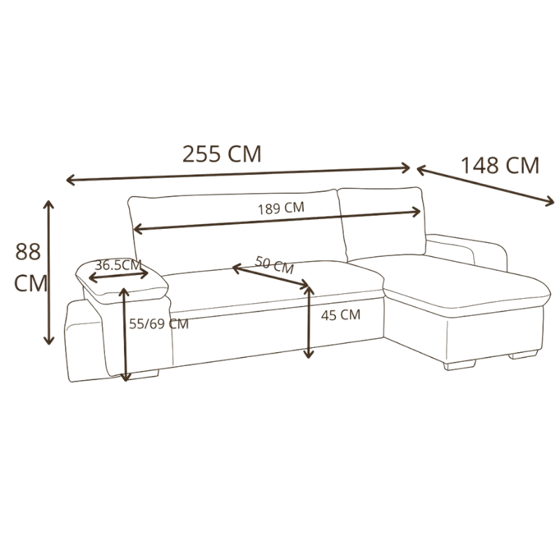 Canapé convertible Casapy