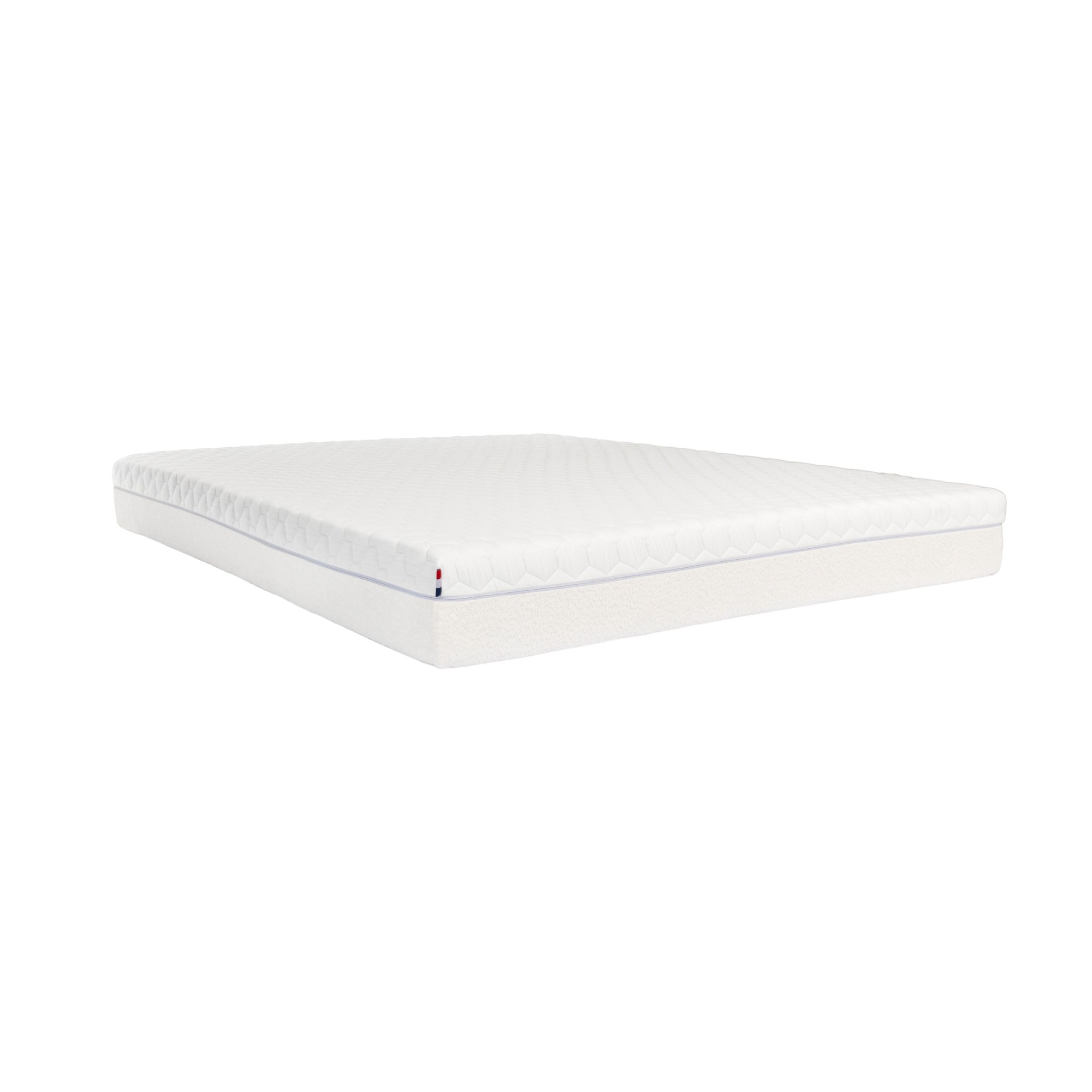 MAT_140190_CELESTE_MATELAS CELESTE_S_ALICE_PERLE_3Q CÉLESTE Matelas hybride 23 cm – 140×190 cm – Confort équilibré – Tissu bouclette Crème
